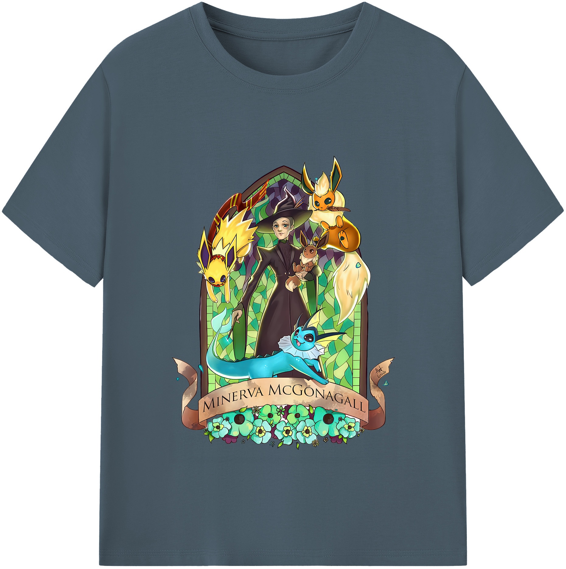 （画像用） Harry Potter ハリー・ポッターシリーズ 綿100％半袖Tシャツ（フロントプリント）